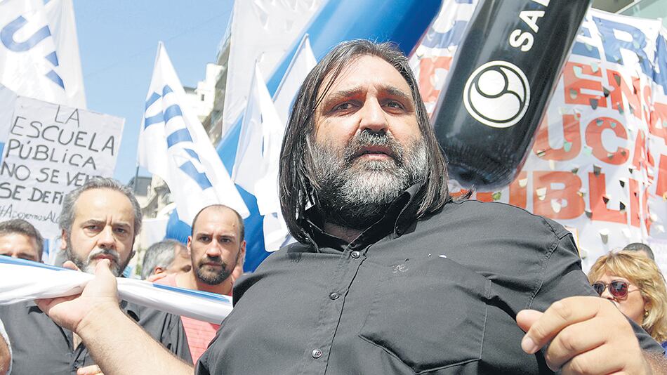 El sindicato liderado por Baradel no había recibido hasta ayer ninguna notificación.