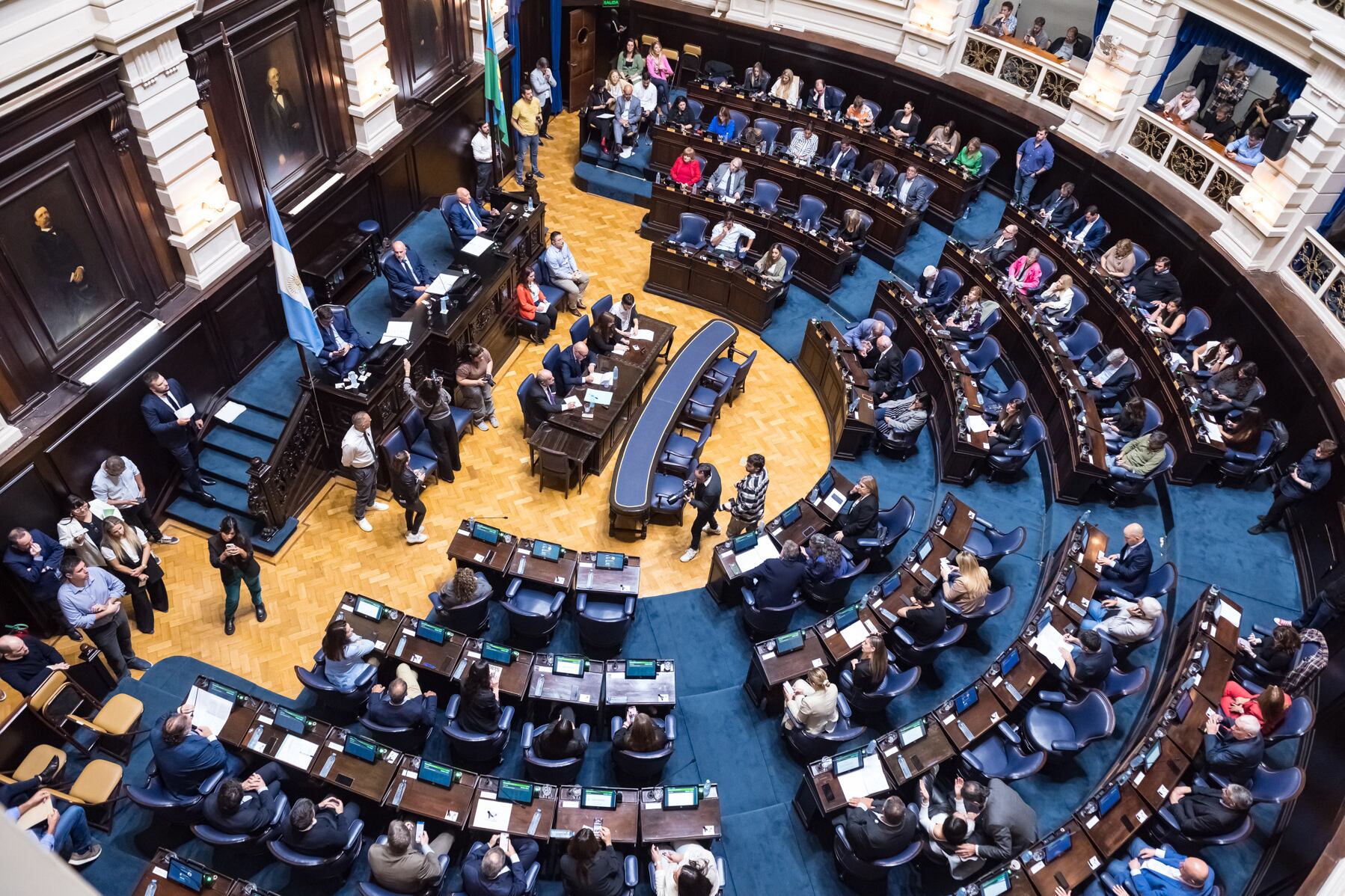 La Cámara de Diputados bonaerense sesionará este lunes. 