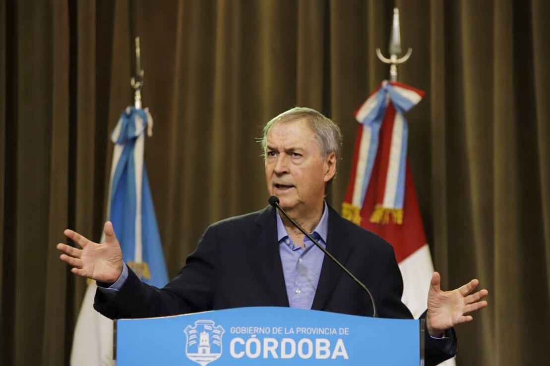Juan Schiaretti, gobernador de Córdoba.