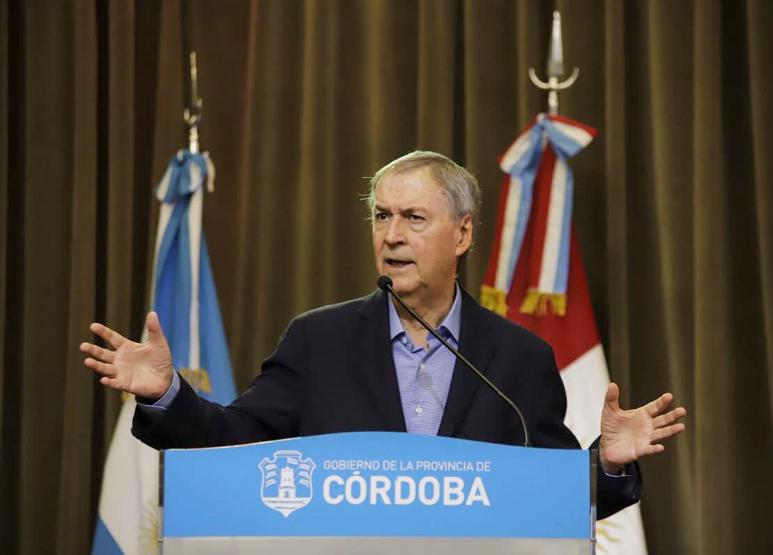 Juan Schiaretti, gobernador de Córdoba.