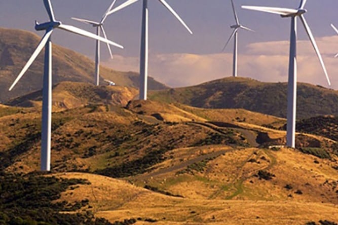 El hidrógeno "verde" se produce a partir de energía renovable.