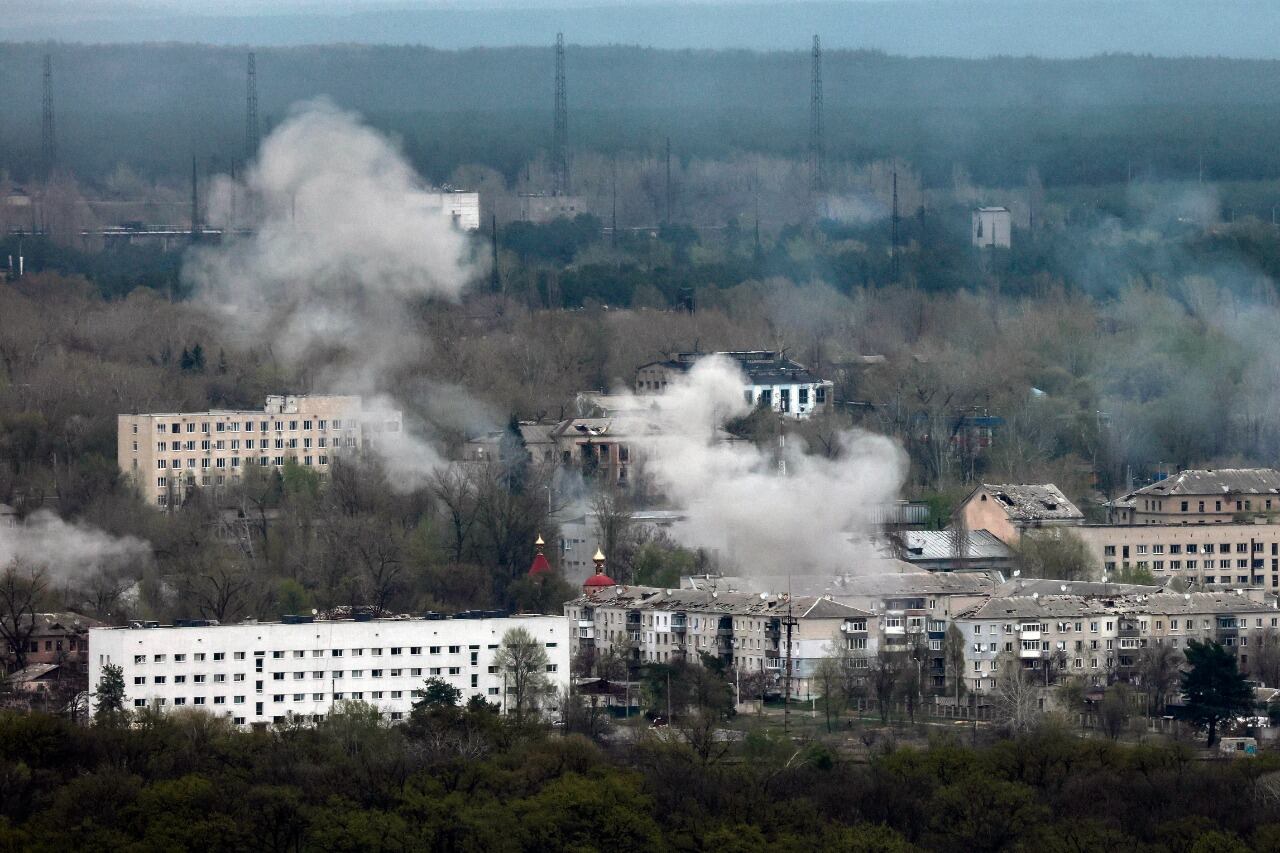 Lviv fue bombardeada con misiles rusos al mismo tiempo que comenzaba la ofensiva.