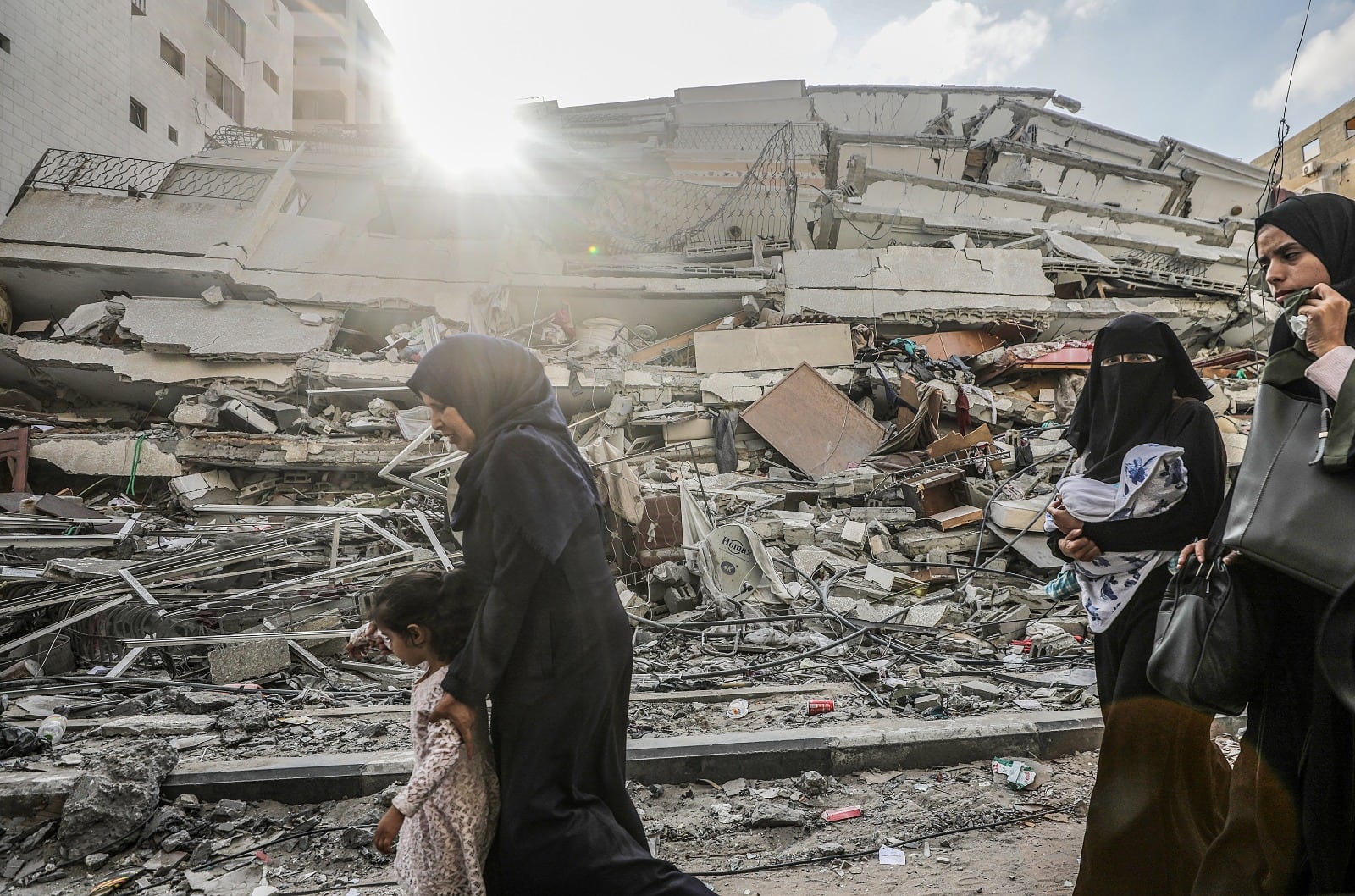 La devastación de Gaza es indiscriminada. 