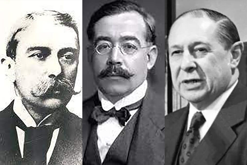 Miguel Cané, Leopoldo, Álvaro Alsogaray.