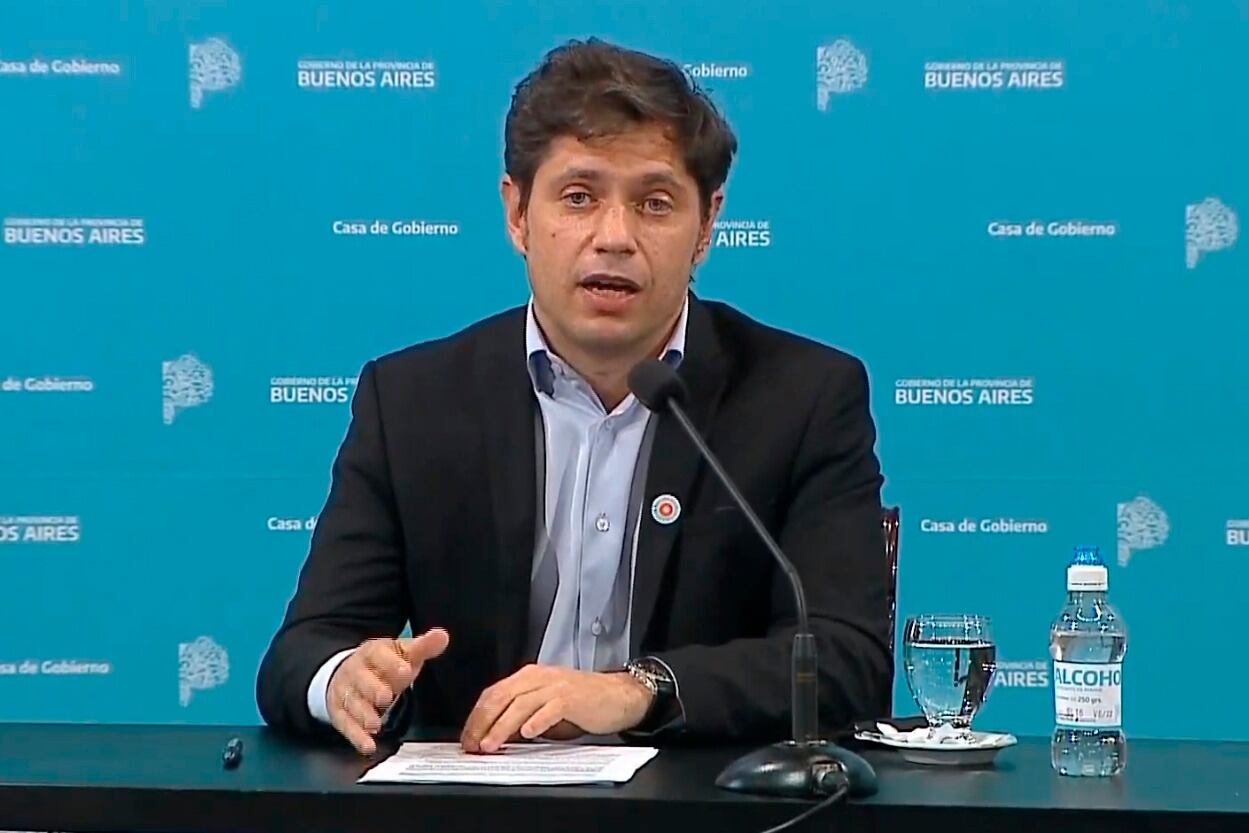 Axel Kicillof, gobernador de la provincia de Buenos Aires.