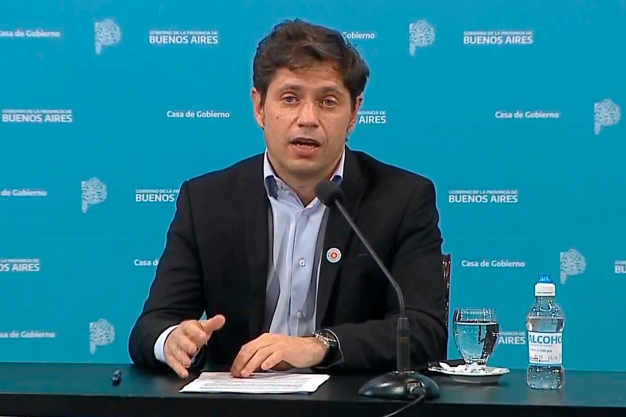 Axel Kicillof, gobernador de la provincia de Buenos Aires.