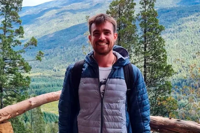 Federico Bruni desapareció en Brasil.