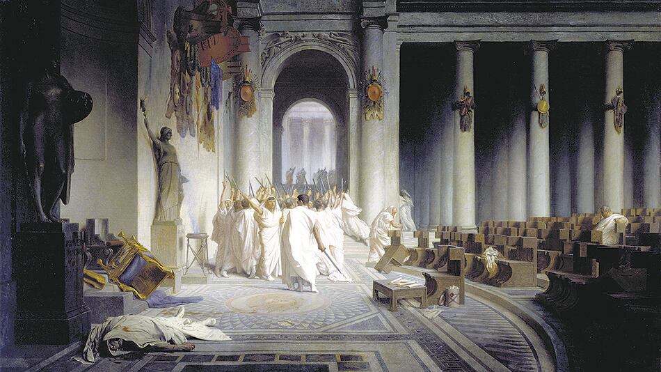 la muerte de césar, de jean-león gérome, 1859-1867