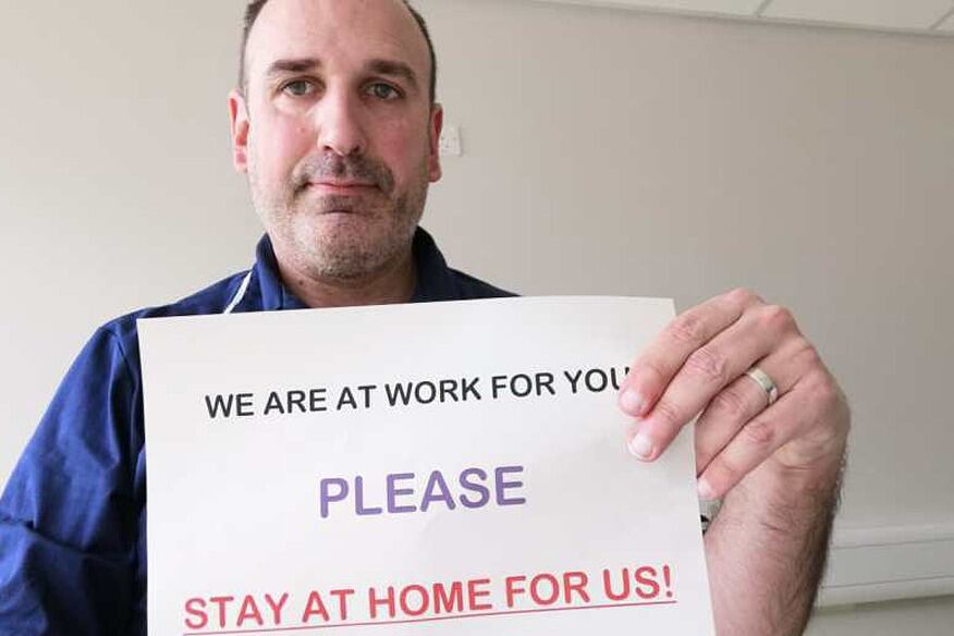 Joan Pons Laplana, un enfermero que está trabajando en Reino Unido.