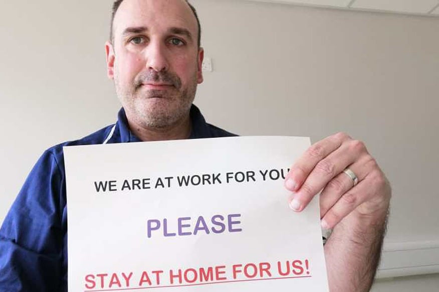 Joan Pons Laplana, un enfermero que está trabajando en Reino Unido.