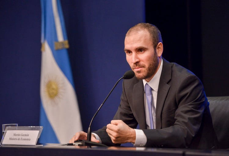 Martín Guzmán, ministro de Economía de la Nación. 