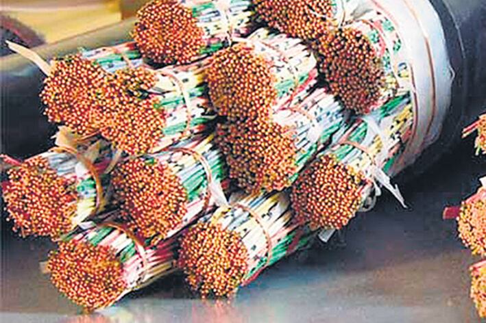 Los delincuentes se disfrazaban de operarios y robaban los cables.