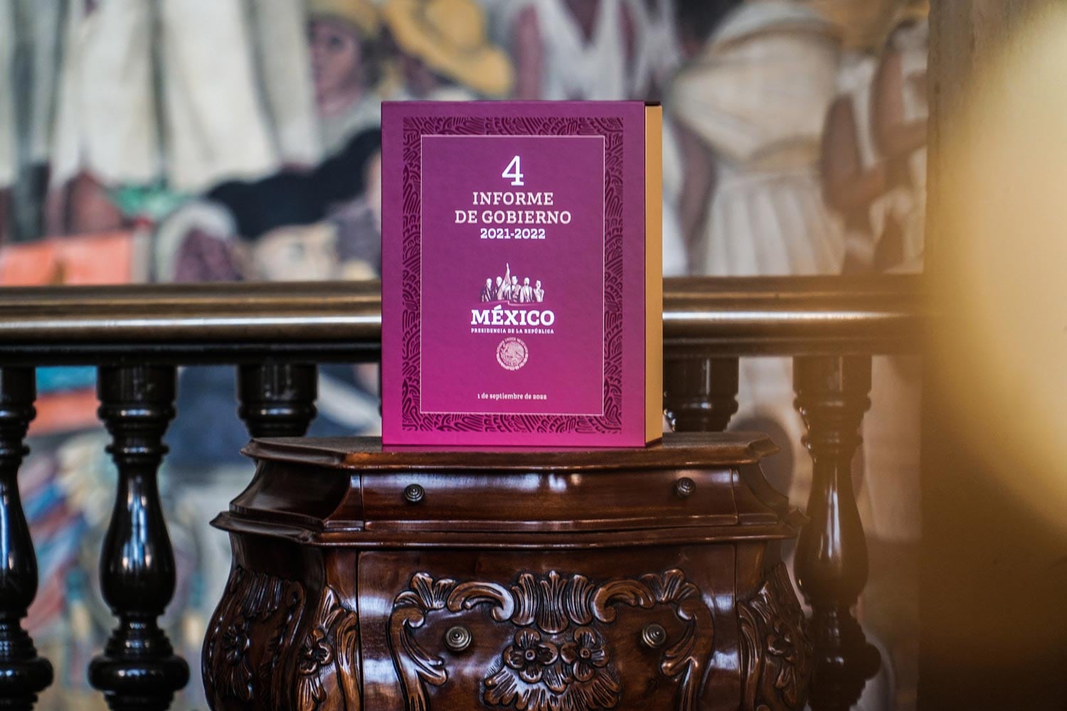 Cuarto informe de gobierno del presidente Andrés Manuel López Obrador / Web AMLO