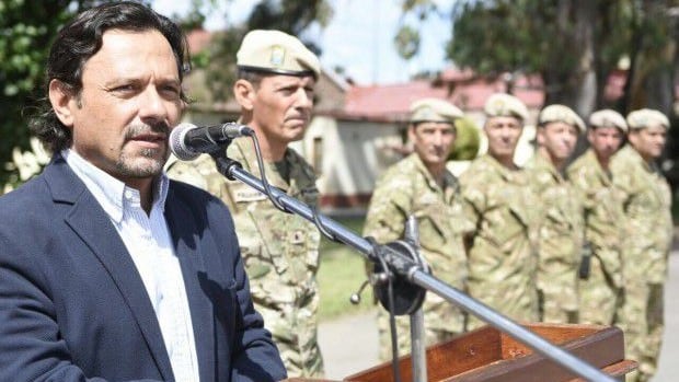 Sáenz y Pulleiro cuando eran intendente y Jefe del Comando