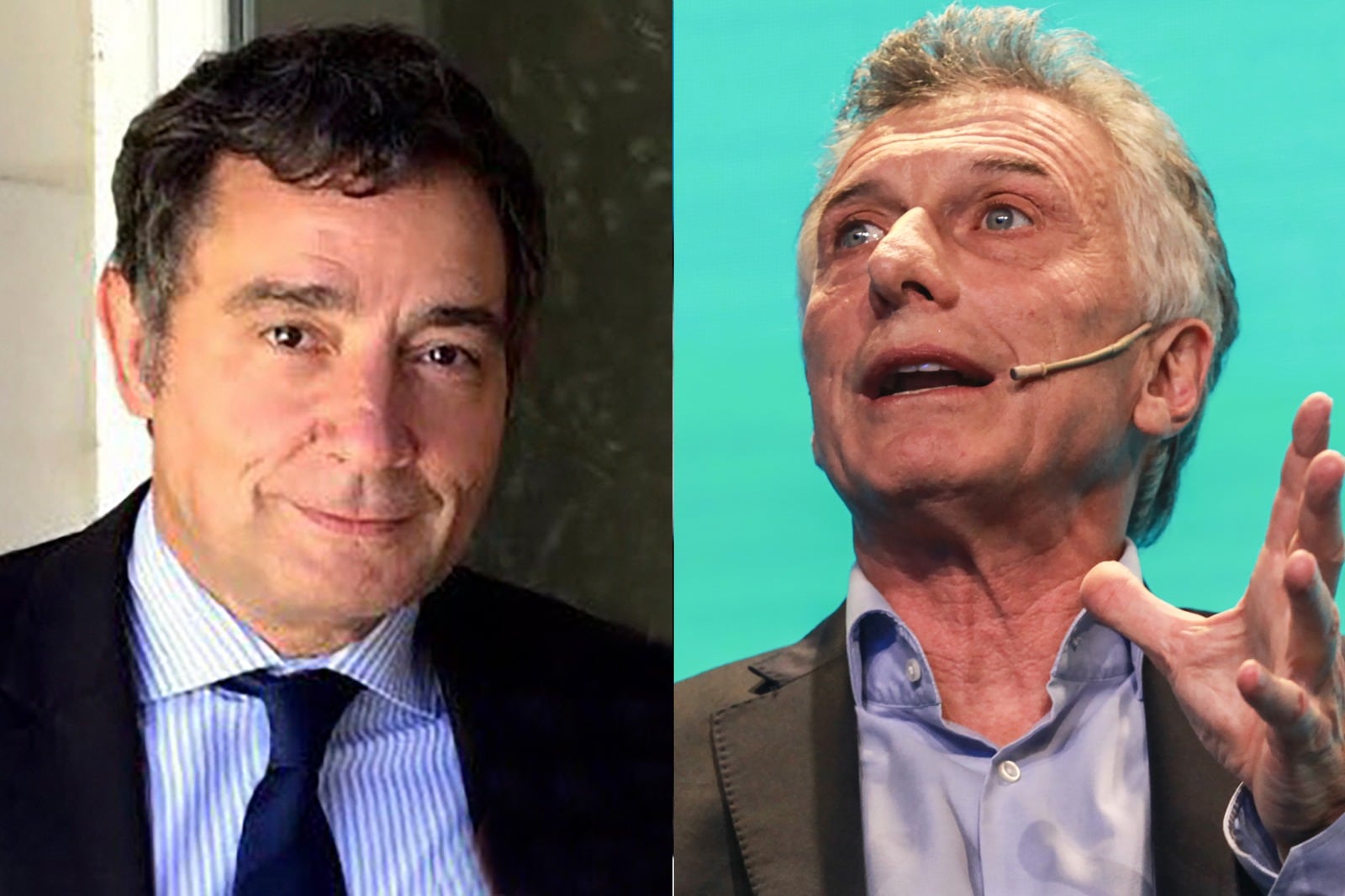 Fabián "Pepín" Rodríguez Simón y Mauricio Macri, dos de los favorecidos por la jueza María Eugenia Capuchetti.