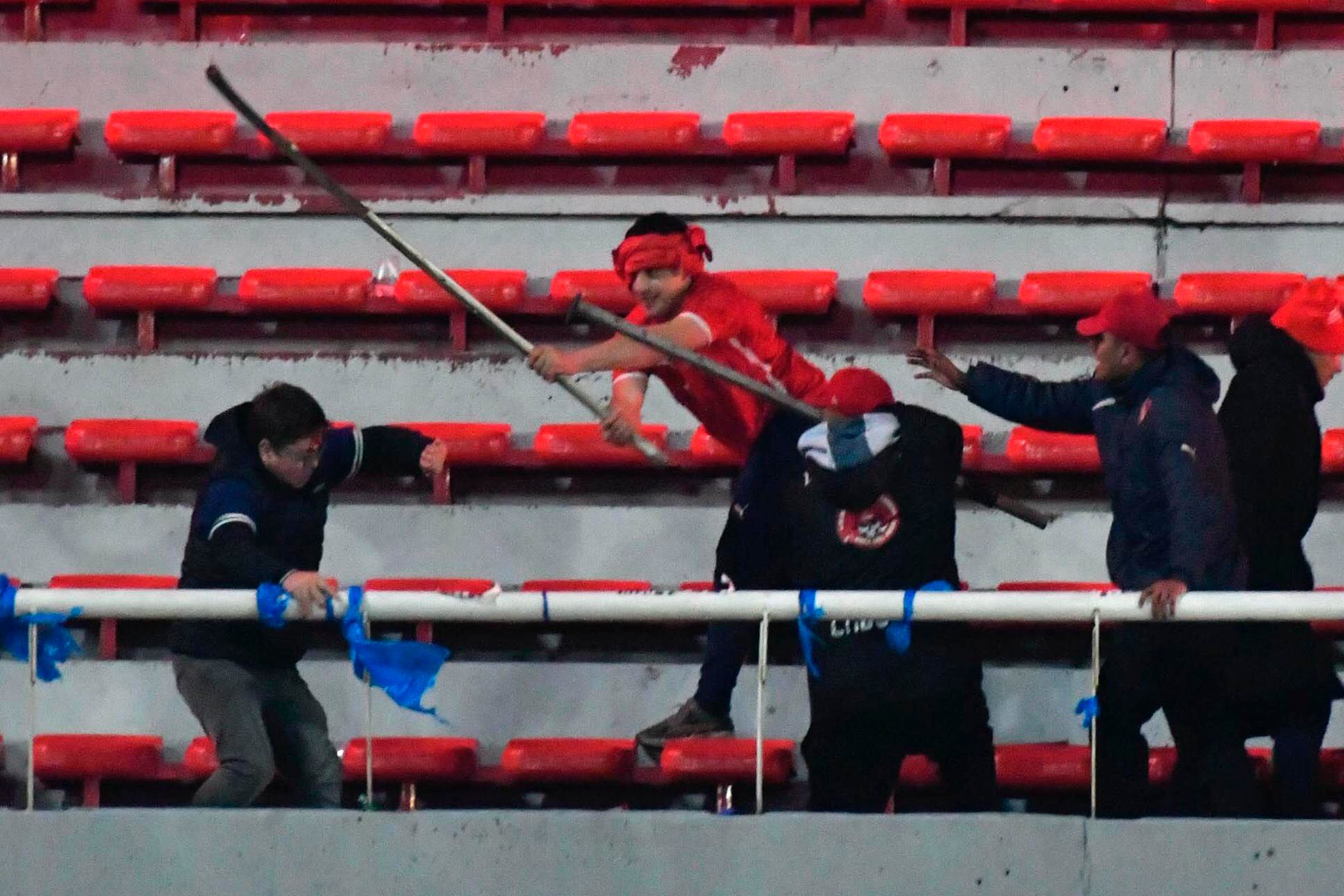 Un momento de los graves incidentes  vividos en Avellaneda. 