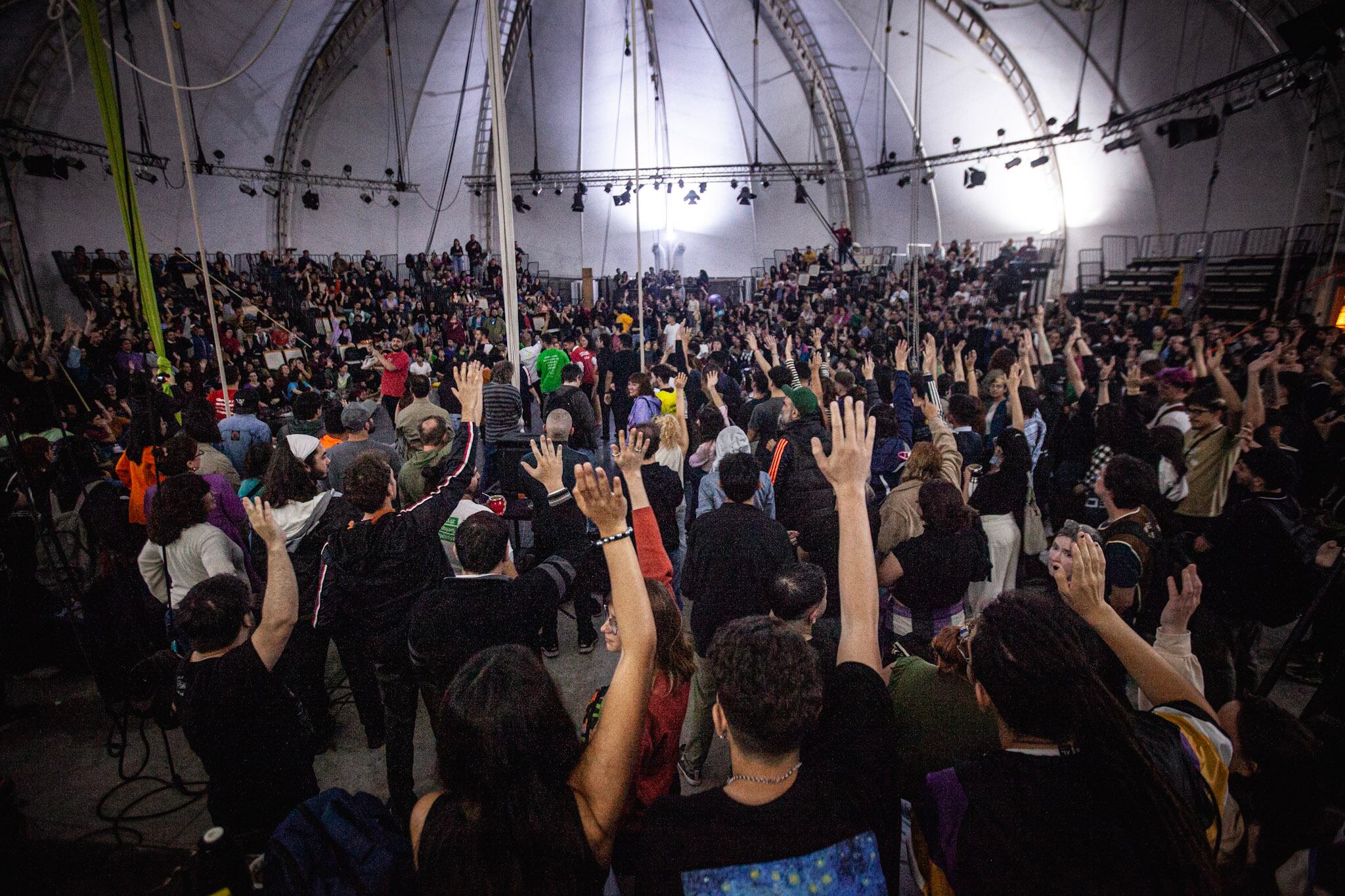 Vuelven las asambleas y las tomas a la UNSAM. Imagen: Gentileza Zorzal Diario (Tamara Gringberg y Leo González).