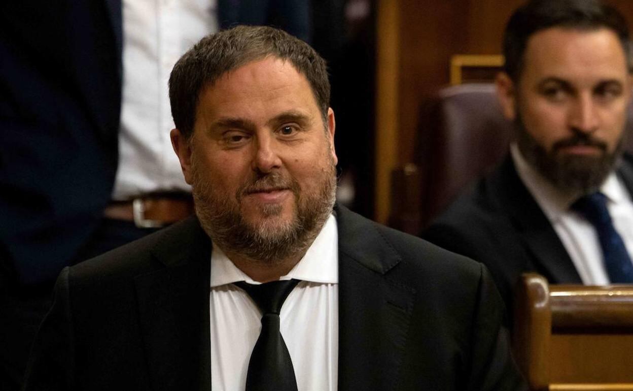 Oriol Junqueras, condenado a 13 años, líder del partido separatista Esquerra Republicana de Catalunya.