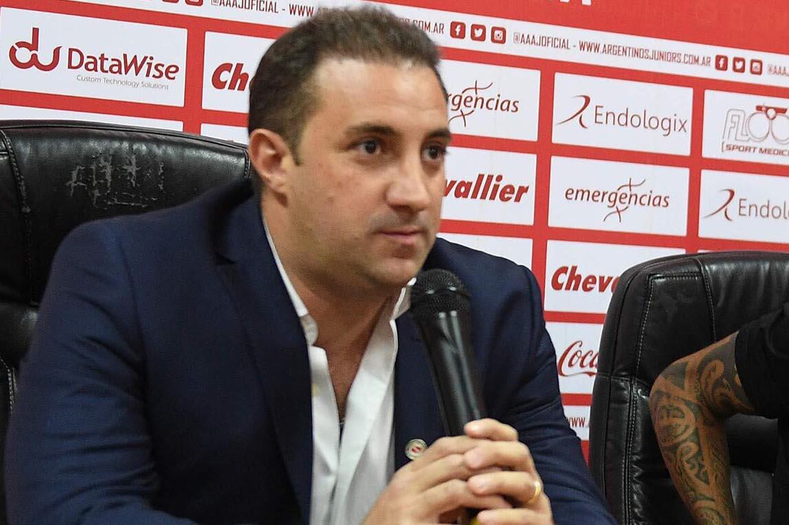 Cristian Malaspina, responsable de Argentinos.