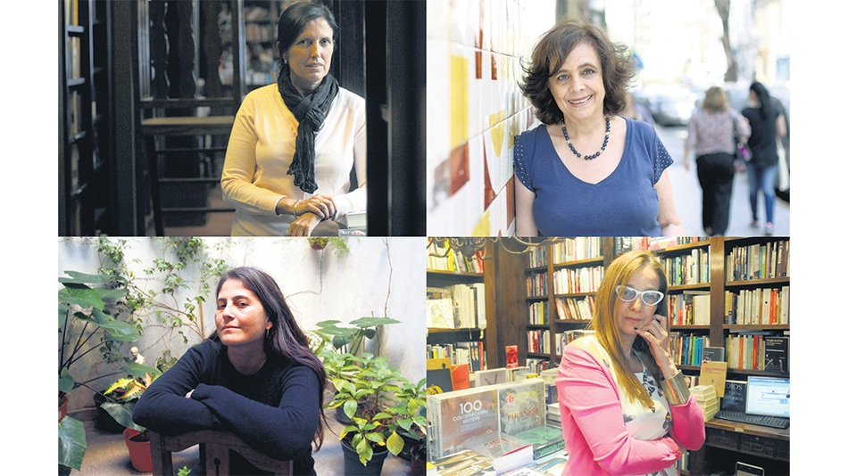 Claudia Piñeiro, Ana María Shua, Selva Almada y Cecilia Szperling, escritoras y feministas.