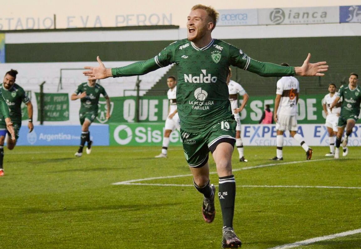 Luciano Gondou marcó en el quinto minuto de descuento