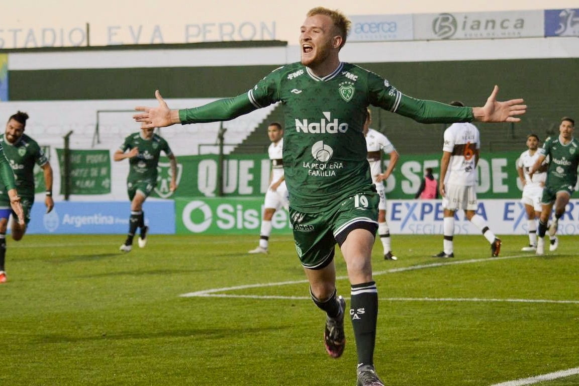 Luciano Gondou marcó en el quinto minuto de descuento