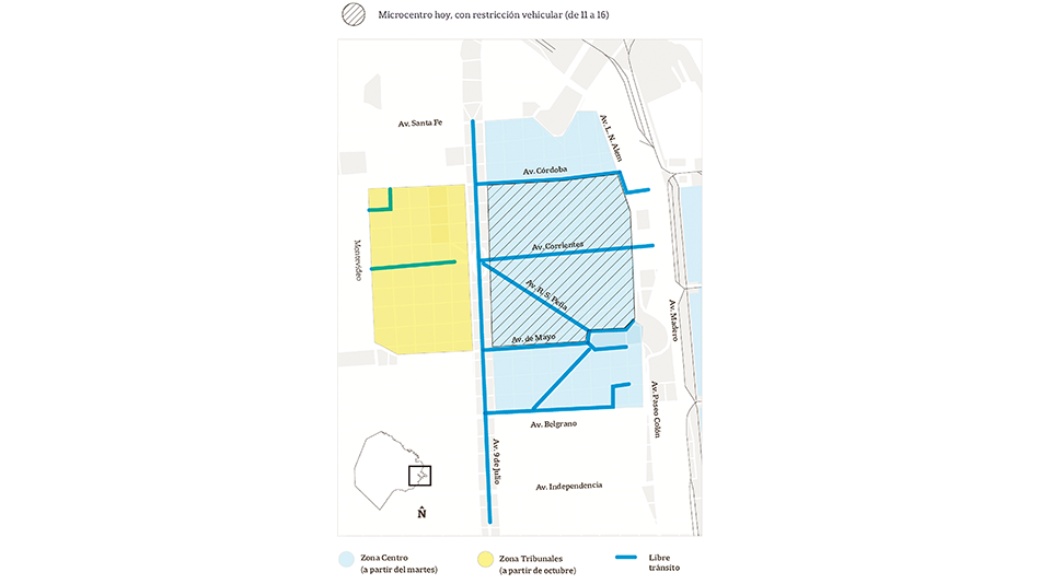 La restricción no se aplica sobre algunas avenidas.