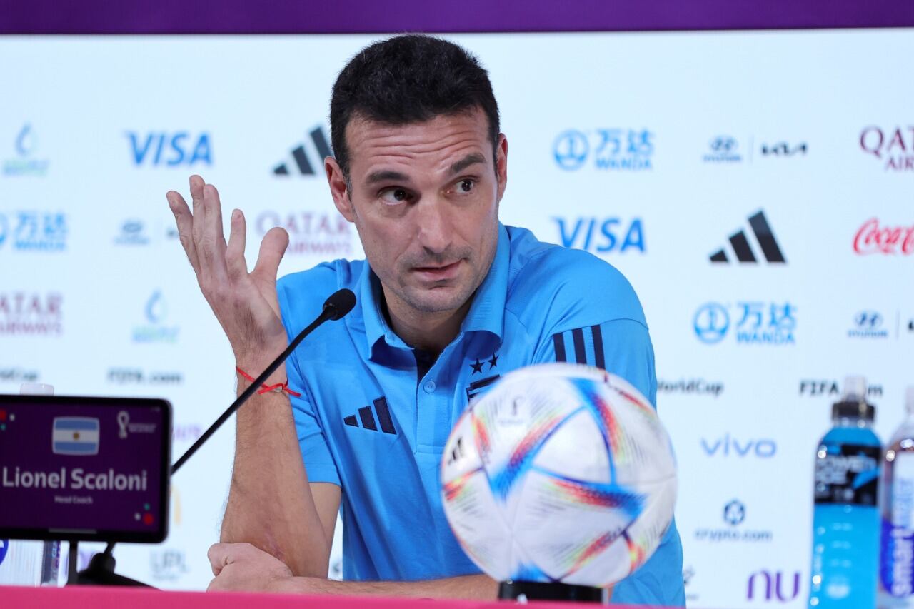 Lionel Scaloni, DT de la Selección.