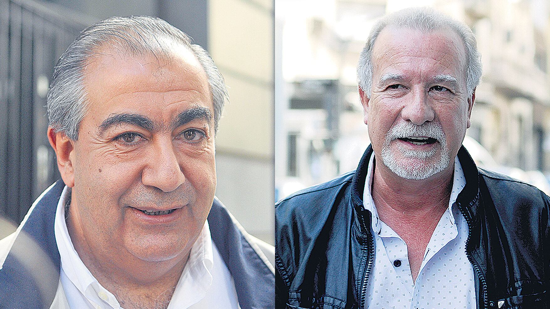 Héctor Daer y Omar Plaini, dirigentes de conducción de la CGT, críticos de la reforma laboral.