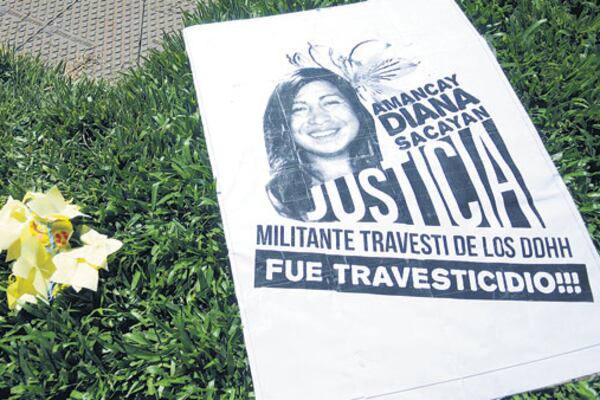 Diana Sacayán enarboló las banderas de la militancia travesti.