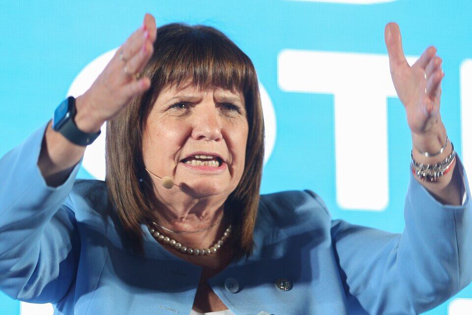 La ministra Patricia Bullrich.