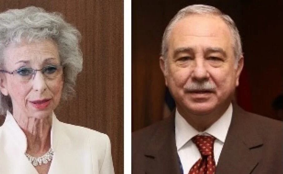 Jueces Liliana Catucci y Eduardo Riggi, dos de los que firmaron el rechazo a la queja.