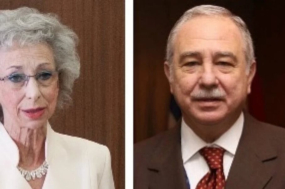 Jueces Liliana Catucci y Eduardo Riggi, dos de los que firmaron el rechazo a la queja.