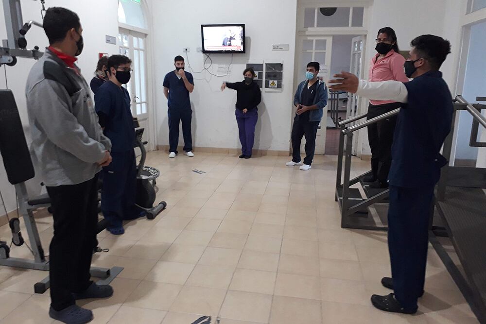 El equipo del Centro de Rehabilitación Fisica está articulando para recibir pacientes covid que necesiten rehabilitación 