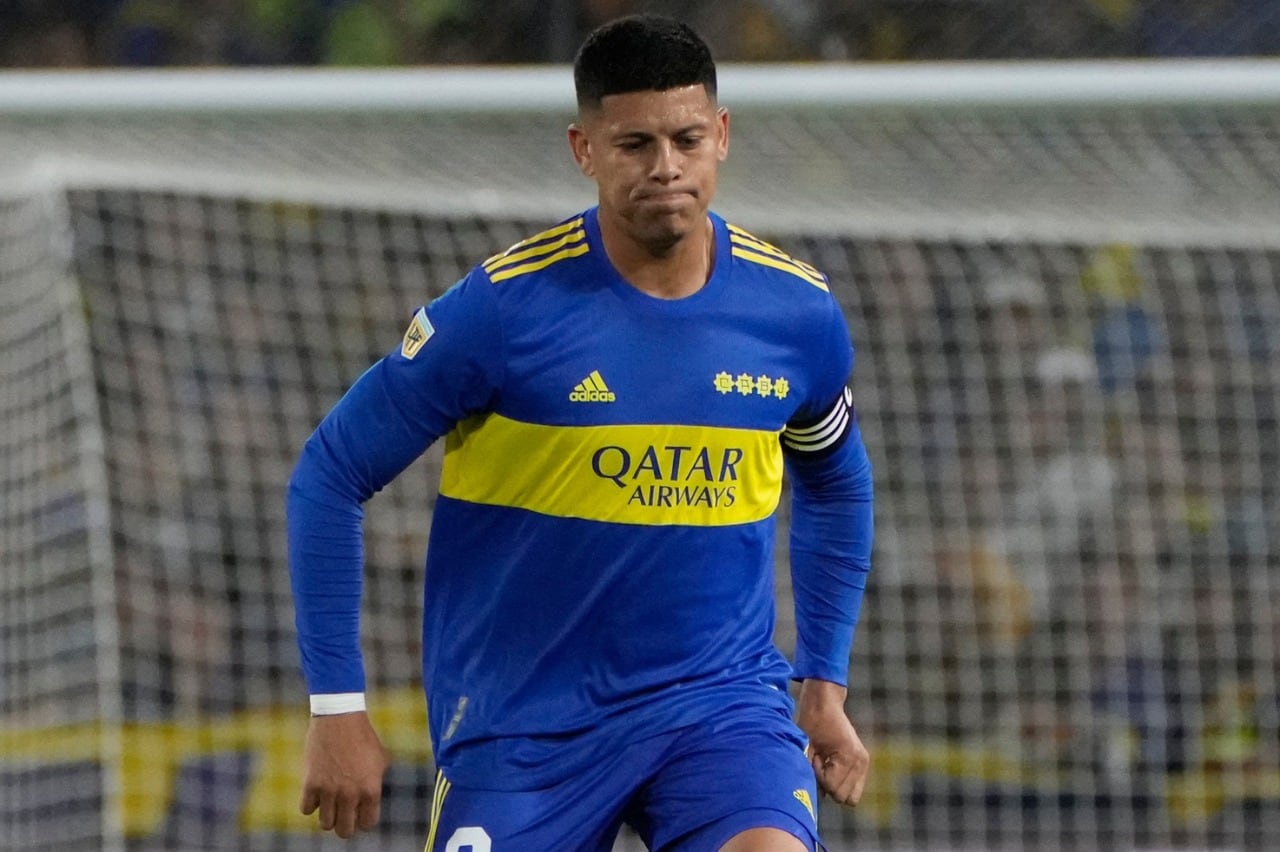 Marcos Rojo, el capitán de Boca, recibió dos amarillas en lo que va de torneo
