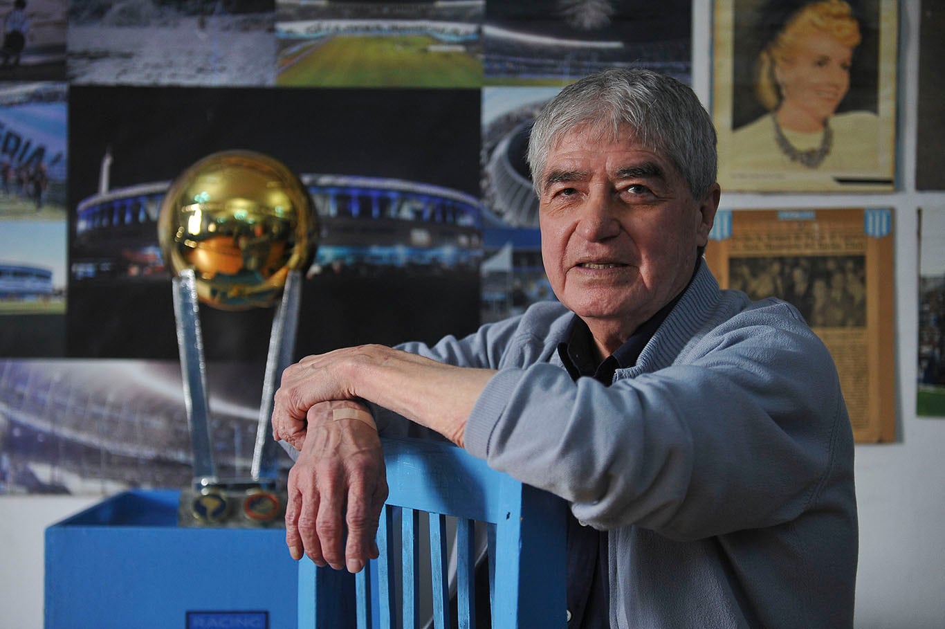 Juan Carlos "Chango" Cárdenas, autor del gol más importante en la historia de Racing, murió a los 76 años