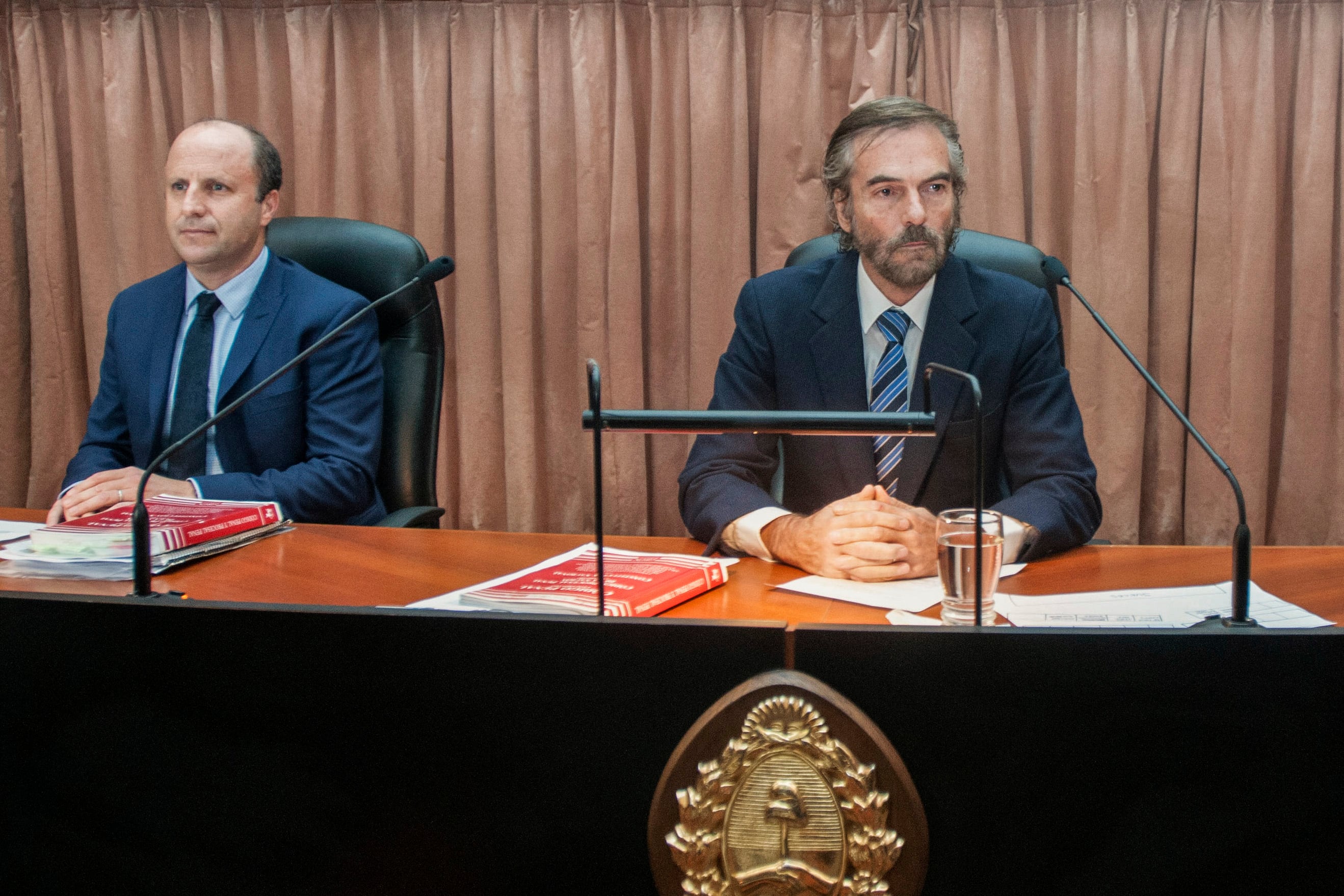 Los camaristas Mariano Borinsky y Gustavo Hornos, asiduos visitantes de Macri cuando era presidente.