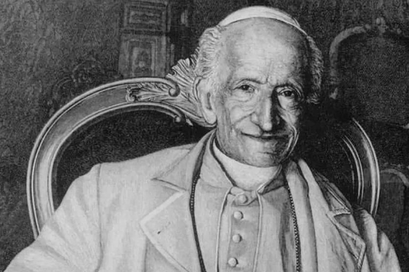 León XIII, papa entre 1878 y 1903.