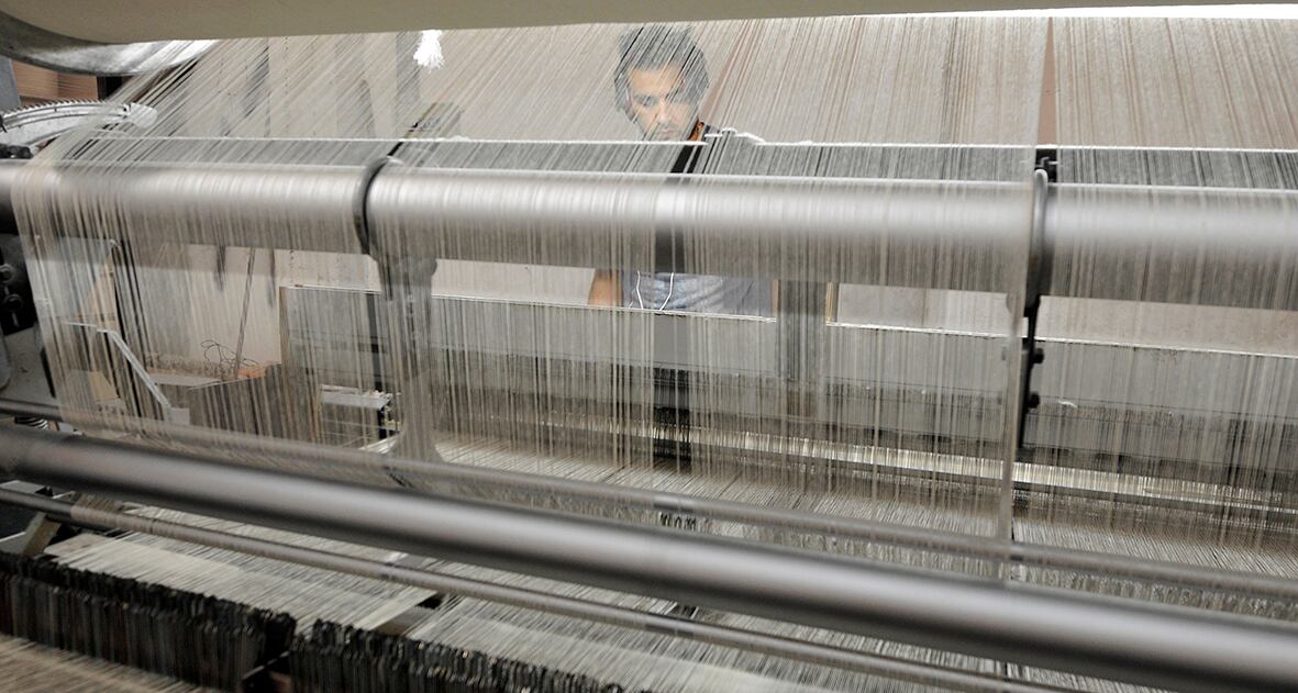 La producción textil retrocedió 10,8 por ciento fundamentalmente por la caída de tejidos de algodón.