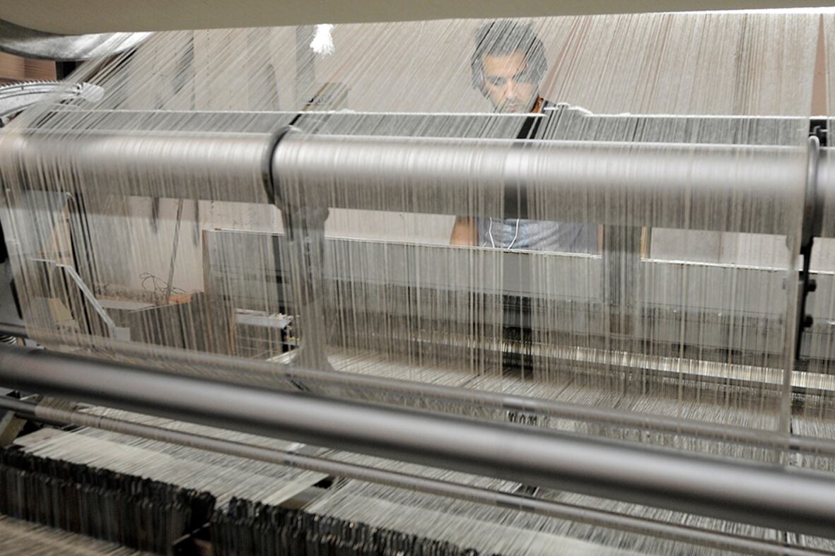 La producción textil retrocedió 10,8 por ciento fundamentalmente por la caída de tejidos de algodón.