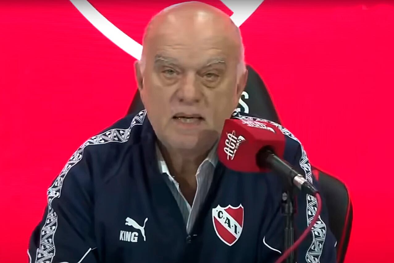 El presidente de Independiente Néstor Grindetti