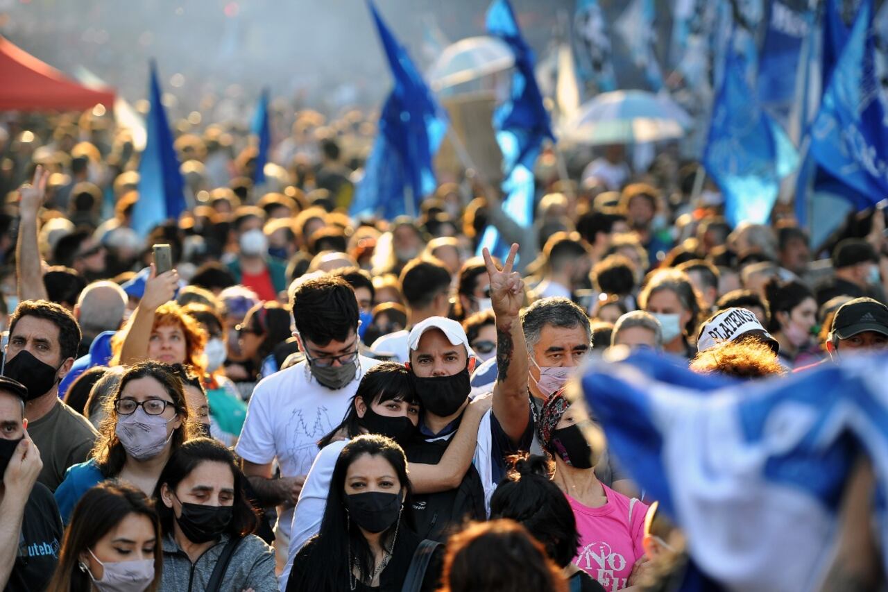 La Plaza de Mayo el 17 de octubre, Día de la Lealtad.