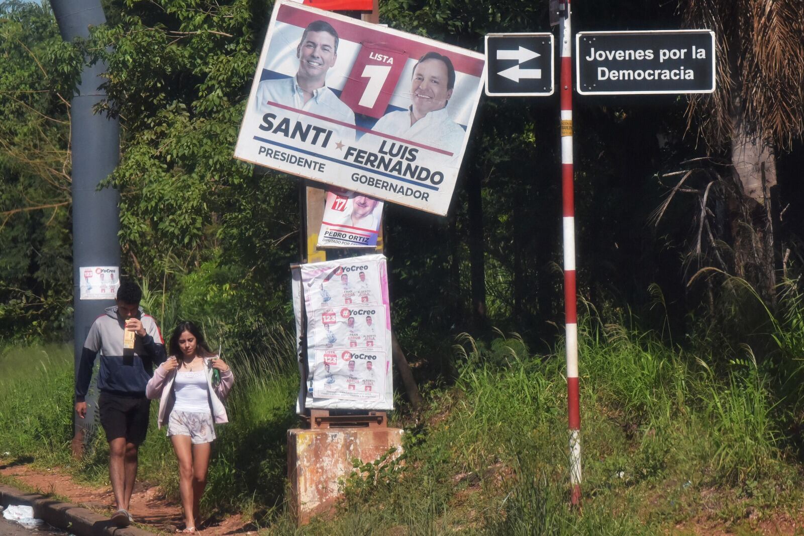 El clima electoral es muy tranquilo en La Asunción.