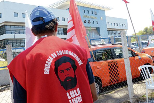Desde que fue confinado en el edificio de la Policía Federal de Curitiba, Lula no pudo hacer declaraciones.