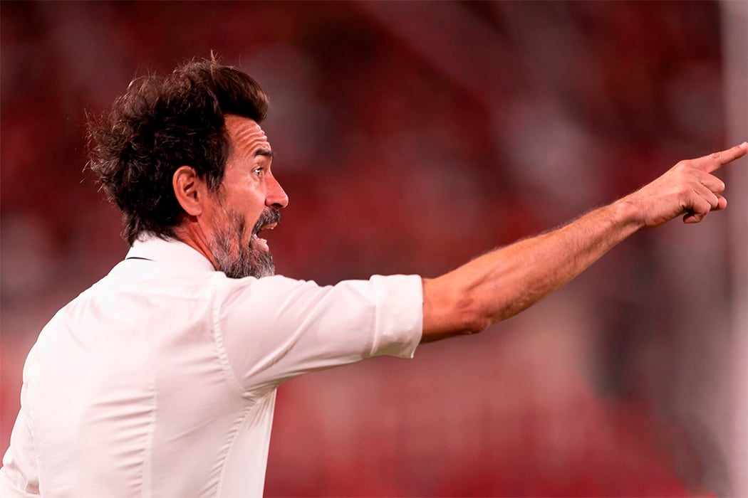 Eduardo Domínguez, DT de Independiente.