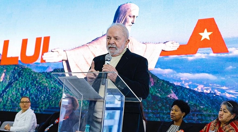 El expresidente Luiz Inácio Lula da Silva en un acto de campaña / Facebook oficial