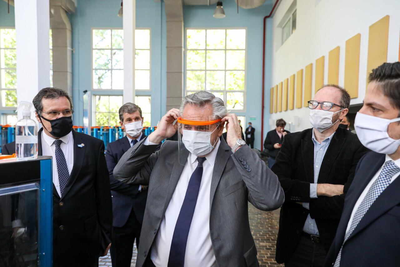 El presidente Alberto Fernández visitó este mediodía las instalaciones de los edificios del Museo Malvinas e Islas del Atlántico Sur y del portal educativo Educ.Ar, en la Ciudad de Buenos Aires.