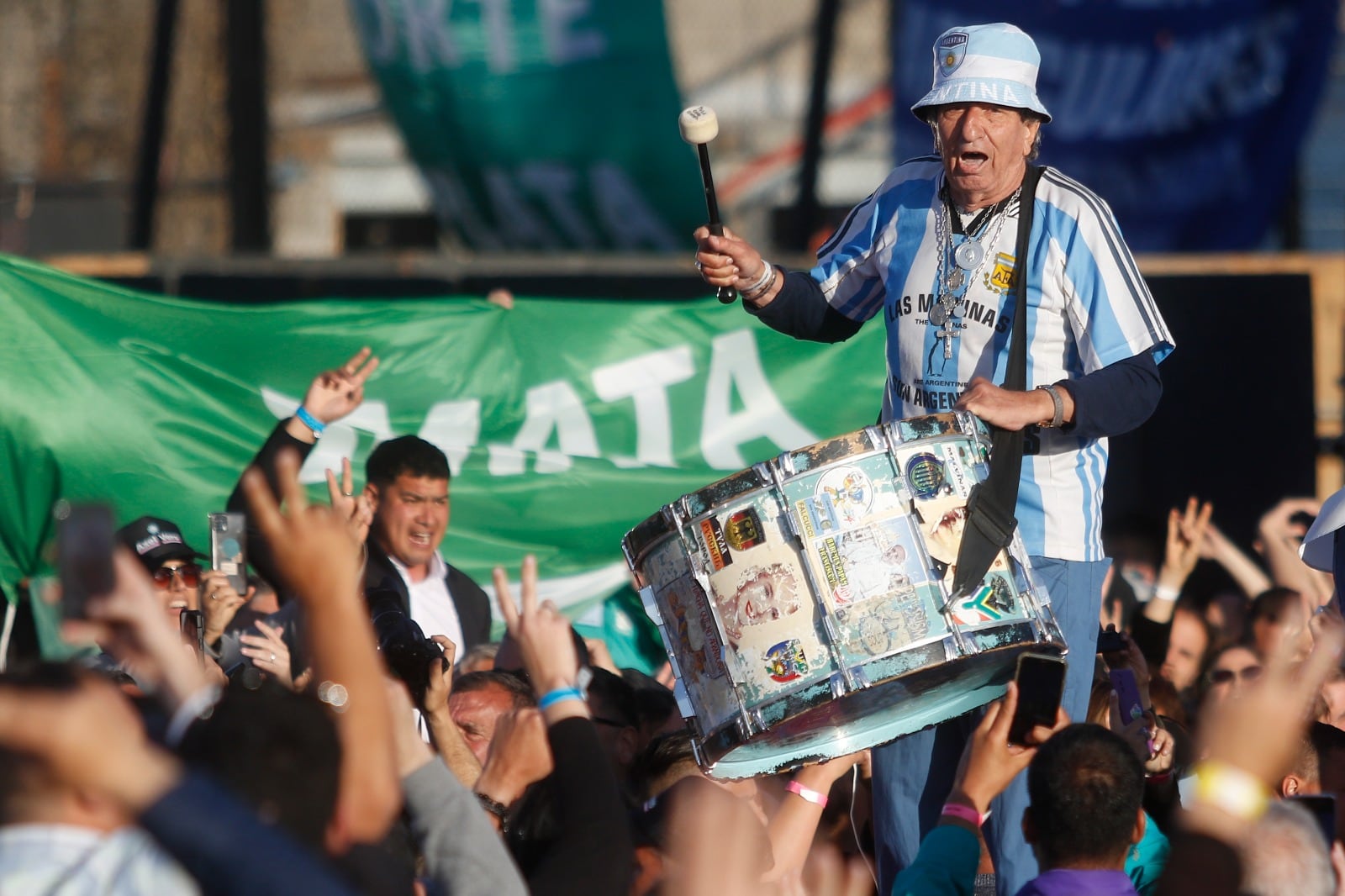 "El Tula" en acción.