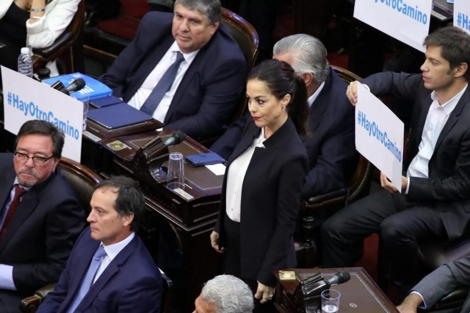 Picetti antes de ser expulsada del Congreso en 2019