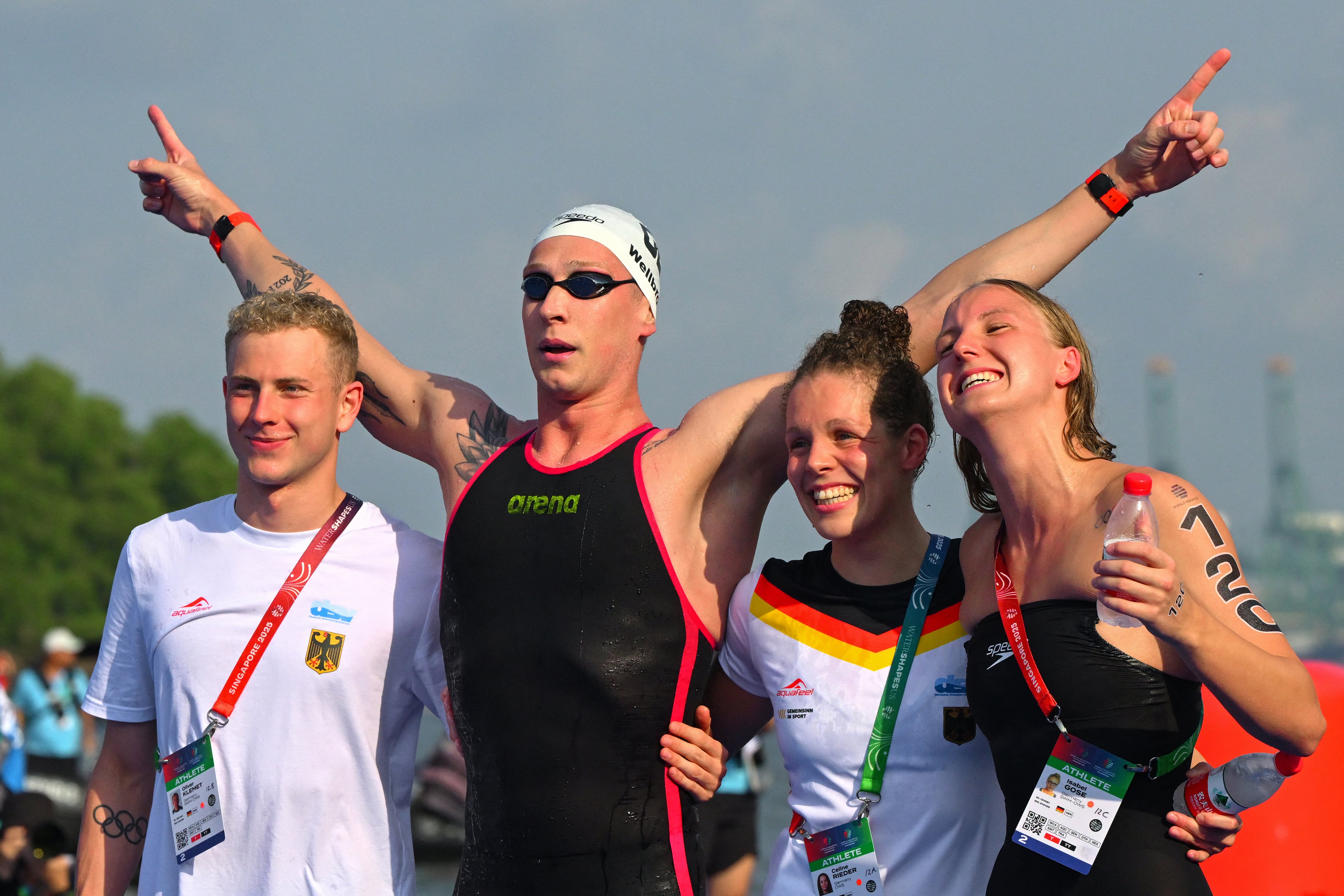 Los alemanes estuvieron de festejo